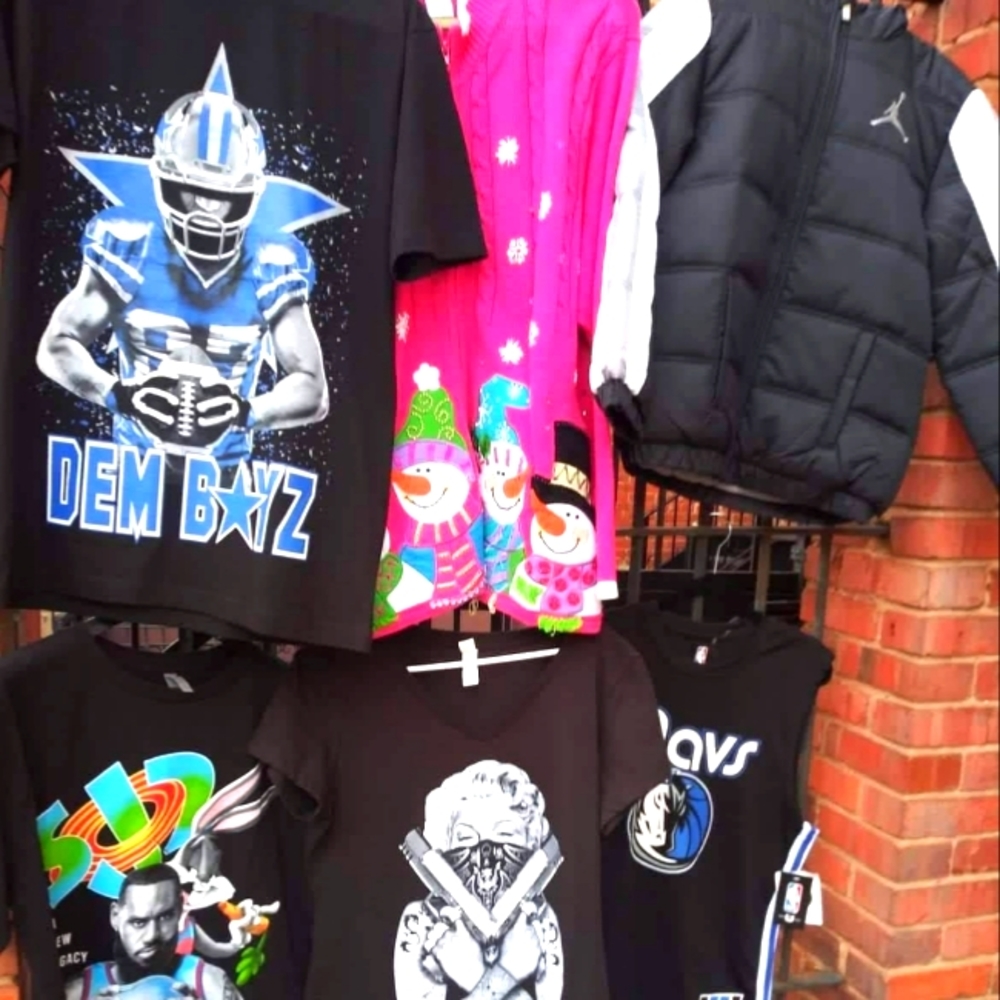 Tee shirts all sizes and clothes in all colors special made Tee shirts